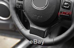 Real Carbon Fiber Steering Wheel Cover Trim For Lexus NX200 NX200t NX300h 15-18