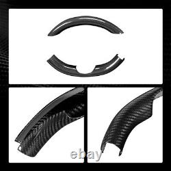 Real Carbon Fiber Steering Wheel Cover Trim For tesla model Y 2024 Interior