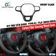 Real Carbon Fiber Steering Wheel Cover for Honda CR-V/HR-V/11th Gen Civic Type R
