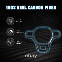 Real Carbon Fiber Steering Wheel Cover for Honda CR-V/HR-V/11th Gen Civic Type R