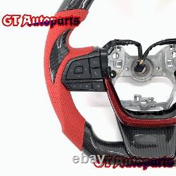 Real Carbon Fiber Steering Wheel Fit for Toyota Highlander 2022 2021 2022-2024
