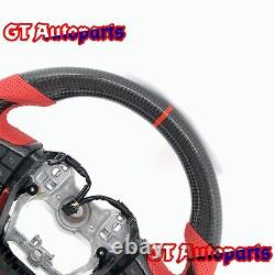 Real Carbon Fiber Steering Wheel Fit for Toyota Highlander 2022 2021 2022-2024