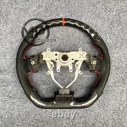 Real Carbon Fiber Steering Wheel for 2008-2014 SUBARU IMPREZA STI WRX