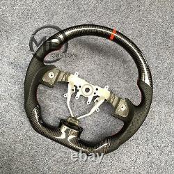 Real Carbon Fiber Steering Wheel for 2008-2014 SUBARU IMPREZA STI WRX