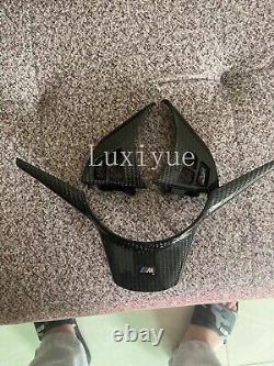Real Carbon Fiber Steering wheel Cover For BMW 5/6S M5 M6 E60 E61 E63 E64Replace