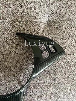 Real Carbon Fiber Steering wheel Cover For BMW 5/6S M5 M6 E60 E61 E63 E64Replace