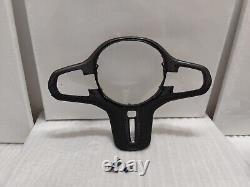 Real Carbon Fiber steering wheel button Cover for BMW 5/6/7/8 S X3/5/7 X3M X5M