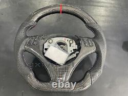 Real Carbon fiber Steering wheel+Cover For BMW 1 Series 120i 130i 135i E81 E82