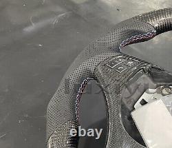 Real Carbon fiber Steering wheel+Cover For BMW 1 Series 120i 130i 135i E81 E82