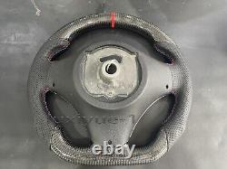 Real Carbon fiber Steering wheel+Cover For BMW 1 Series 120i 130i 135i E81 E82
