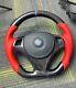 Real Carbon fiber Steering wheel+Cover For BMW 3s320i 325i 330i 335i E90 E91 E92