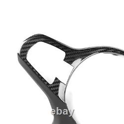 Real Dry Carbon Fiber Steering Wheel Cover For BMW X3 X4 G01 G02 M5 F90 F97 F98
