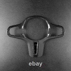 Real Dry Carbon Fiber Steering Wheel Cover For BMW X3 X4 G01 G02 M5 F90 F97 F98