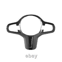 Real Dry Carbon Fiber Steering Wheel Cover For BMW X3 X4 G01 G02 M5 F90 F97 F98