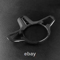 Real Dry Carbon Fiber Steering Wheel Cover For BMW X3 X4 G01 G02 M5 F90 F97 F98