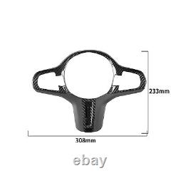 Real Dry Carbon Fiber Steering Wheel Cover For BMW X3 X4 G01 G02 M5 F90 F97 F98