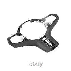 Real Dry Carbon Fiber Steering Wheel Cover For BMW X3 X4 G01 G02 M5 F90 F97 F98