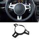 Real Dry Carbon Fiber Steering Wheel Cover Trim For Porsche 911 981 2010-2015