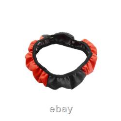 Red Car Microfiber Leather Steering Wheel Cover 38cm/15'' Universal Accessories