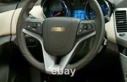 Red Carbon Fiber Steering Wheel Button Cover Trim For Chevrolet Cruze 2010-2016