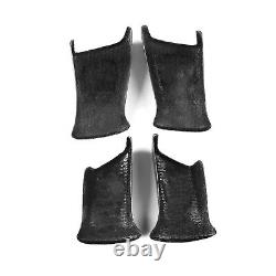 Red Dry Carbon Fiber Interior Steering Wheel Frame Cover For Hummer H2 2003-2007