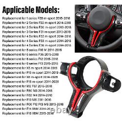 (Red)Steering Wheel Cover Lightweight Dustproof Firmly Bonded Steering Wheel