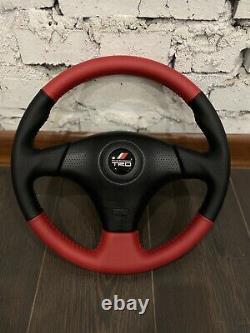 Red original TRD steering wheel steering wheel for Toyota Celica, Chaser, MR-2, M