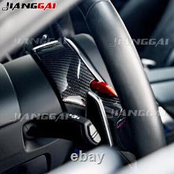 Replacement Real Carbon Fiber Steering Wheel Top Cover Fit BMW G20 G30 G80 G82