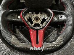 Replacement carbon fiber+ABS steering wheel trim for Infiniti Q50/Q60