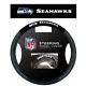 SEATTLE SEAHAWKS SUEDE MESH CAR STEERING WHEEL COVER NFL FOOTBALL