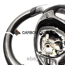 SILVER CARBON FIBER Steering Wheel FOR INFINITI g37g25 G37X With CARBON THUMBGRIPS