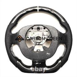 SILVER CARBON FIBER Steering Wheel FOR INFINITI g37g25 G37X With CARBON THUMBGRIPS