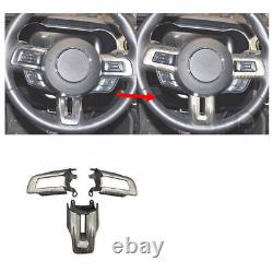 Sale Carbon Fiber Steering Wheel Cover Trim for Ford Mustang GT350 GT500 2015-21