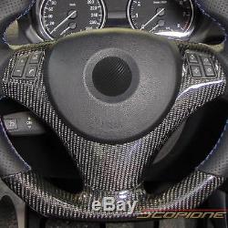 Scopione GLOSSY Carbon Fiber Steering Wheel Cover for 06-11 BMW 3 Series E90
