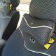 Seat Cover Shift Knob Steering Wheel Neck Cushion Grey Cloth 3D Design 42001c