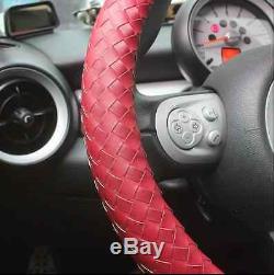 Senior Luxury Hand Knitted BV Style Car Steering Wheel Cover Fob for mini cooper