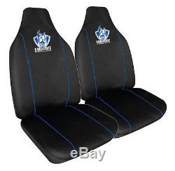 Set Of 3 Nth Melb Kangaroos Afl Car Seat Covers Steering Wheel Cover Floor Mats