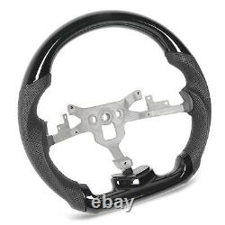 Shape Steering Wheel Cover Gloss Black Hydro Dip Steering Wheel Perforated