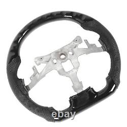 Shape Steering Wheel Cover Gloss Black Hydro Dip Steering Wheel Perforated