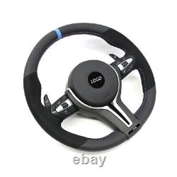 Steering Wheel Carbon Fiber Alcantara for BMW M1 M2 M3 M4 M5 M6 M Perfomance