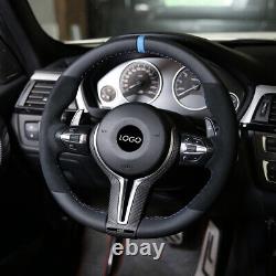 Steering Wheel Carbon Fiber Alcantara for BMW M1 M2 M3 M4 M5 M6 M Perfomance