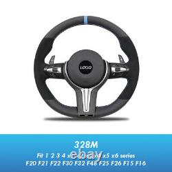 Steering Wheel Carbon Fiber Alcantara for BMW M1 M2 M3 M4 M5 M6 M Perfomance