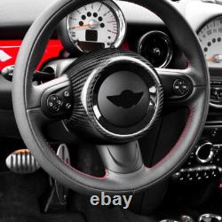 Steering Wheel Carbon Fiber Cover For Mini R55 R56 R57 R58 R59 R60 R61