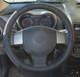 Steering Wheel Cover Ø 42-44 CM Black Real Leather Universal