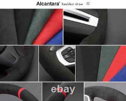 Steering Wheel Cover Black Alcantara for Ford Explorer (ST/ST-Line/Timberline)