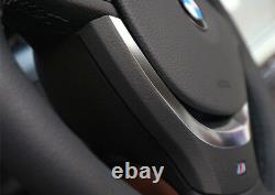 Steering Wheel Cover Chrome trim For BMW F10 5 Series 520 528 F07 GT 2011-2015