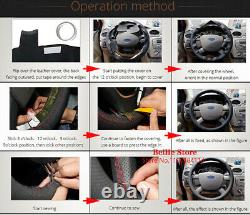 Steering Wheel Cover Hand Sewing For BMW G30 G31 G32 G20 G21 G14 G15 X3 X4 G02