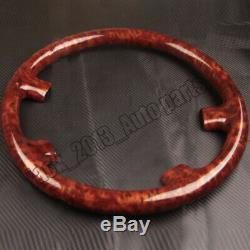 Steering Wheel Cover Peach wood grain For Toyota Land Cruiser LC100 4700 98-02