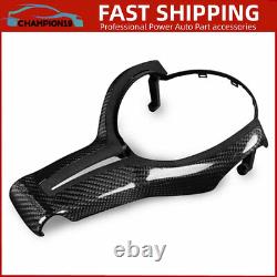 Steering Wheel Cover Trim For BMW F80 M3 2014-2018 F10 M5 2011-2016 Carbon Fiber