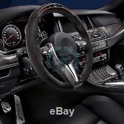Steering Wheel Cover Trim For BMW M3 F80 M4 F82 2014-2015 Carbon Fiber Refit